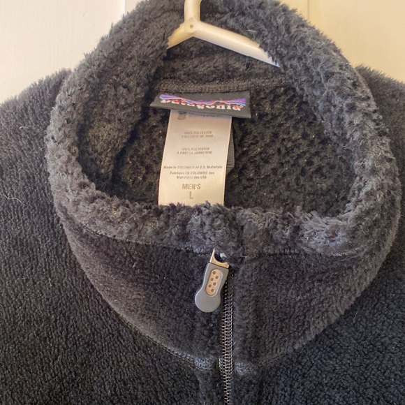 Patagonia Regulator Black Heavy Fleece Jacket Men’s Large Style 3610F8 - Picture 3 of 14